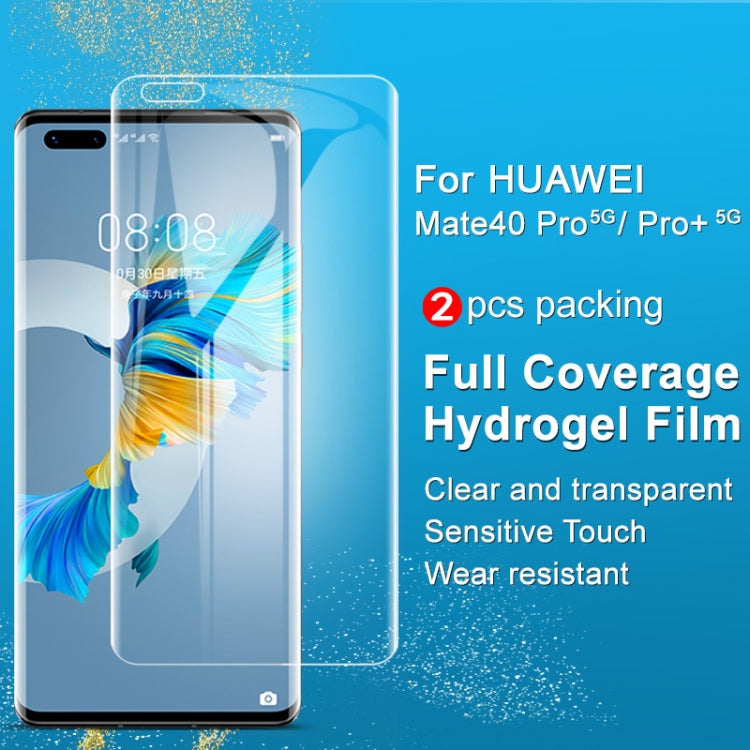 2 PCS IMAK Hydrogel Film III Full Coverage Screen Protector, For Huawei Mate 40 Pro 5G, For Asus Zenfone 7 ZS670KS, For Samsung Galaxy S20+, For Sony Xperia 5 II, For Xiaomi Mi 10T 5G  & 10T Pro 5G, For iPhone 12 / 12 Pro