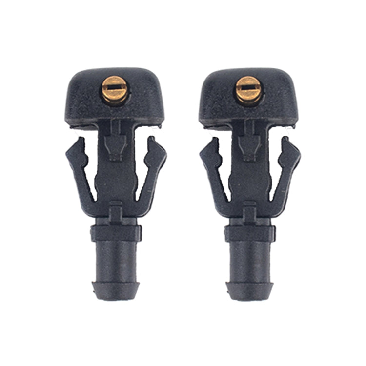 2 PCS Front Windshield Washer Wiper Jet Water Spray Nozzle