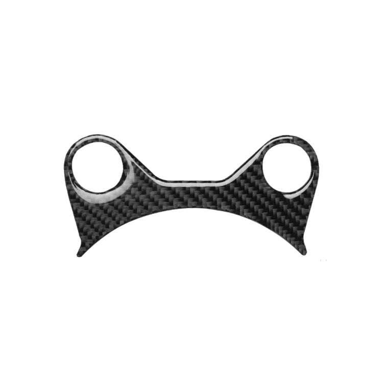 Car Carbon Fiber Half Gear Position Console Panel Decorative Sticker