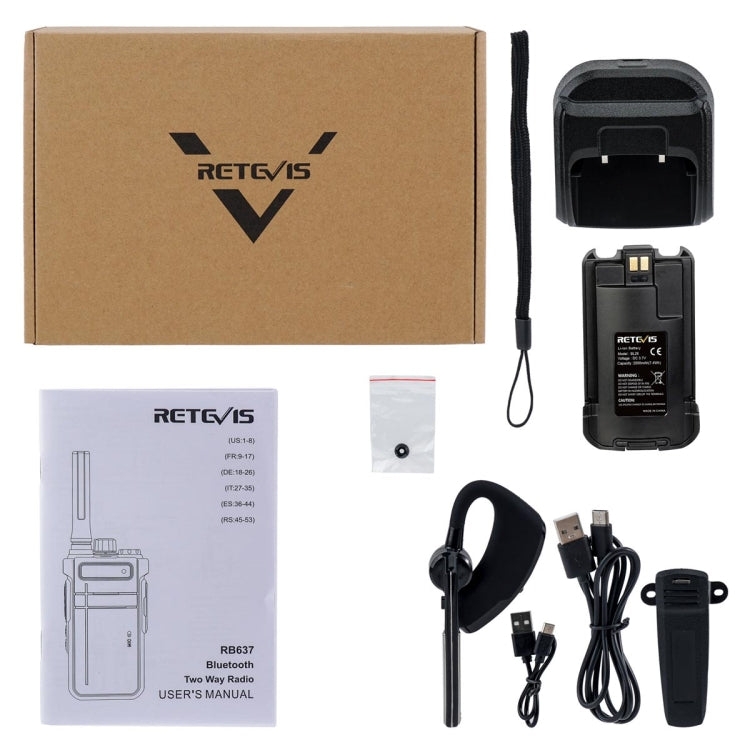 RETEVIS RB637 EU Frequency PMR446 16CHS License-free Two Way Radio Han ...