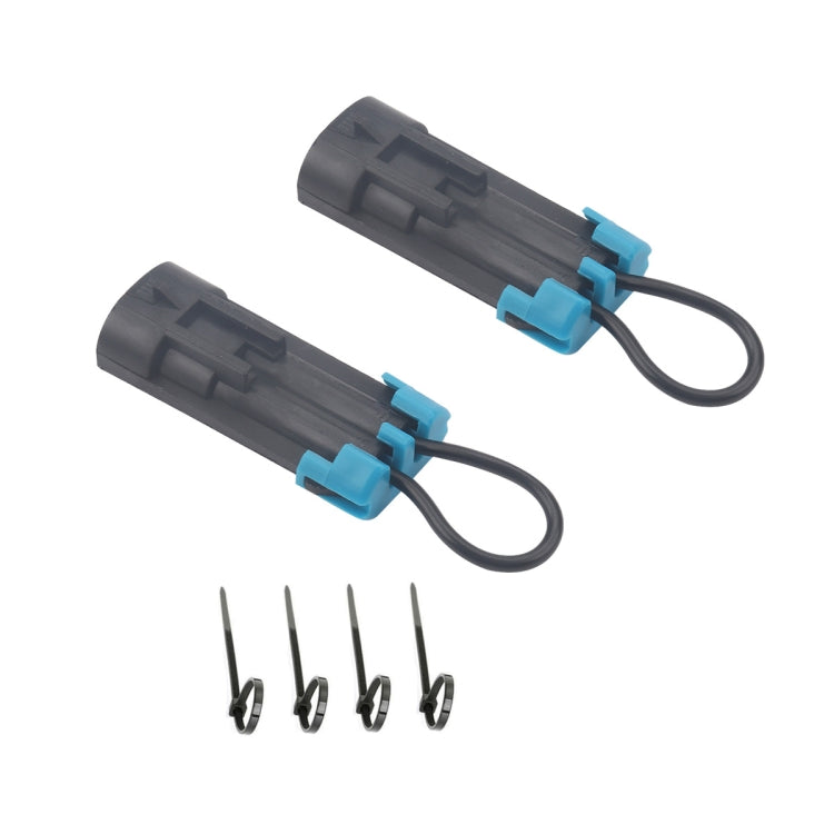 A6202 2 PCS ATV Seat Belt Harness Bypass Plug with Cable Tie for