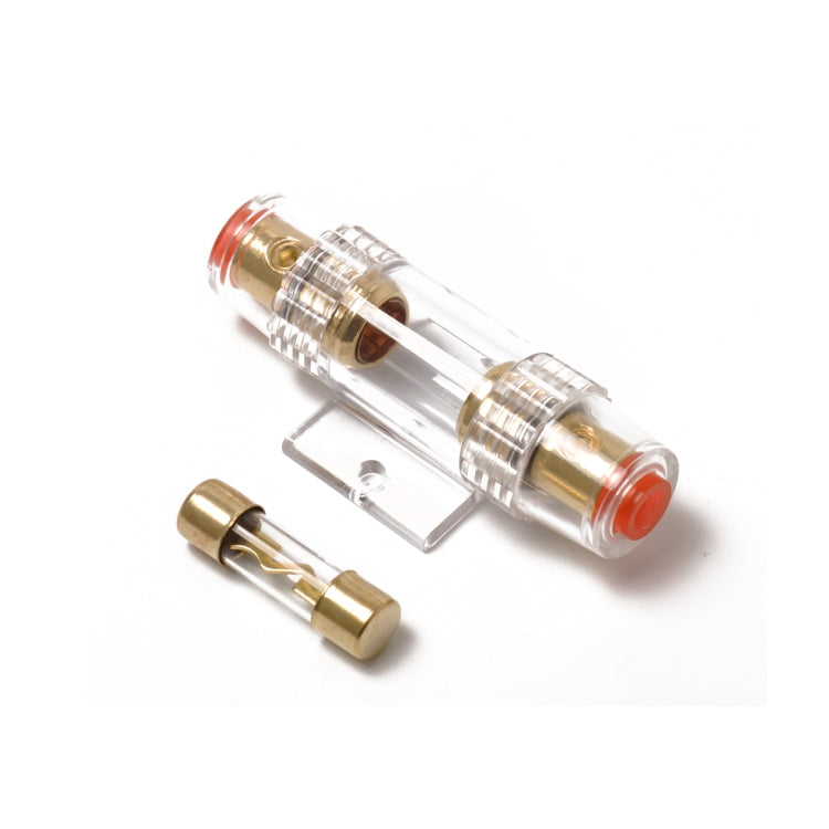 Car 100 Amp Audio AGU Fuse Holder Fuseholder 4 6 8 Gauge Inline Gold