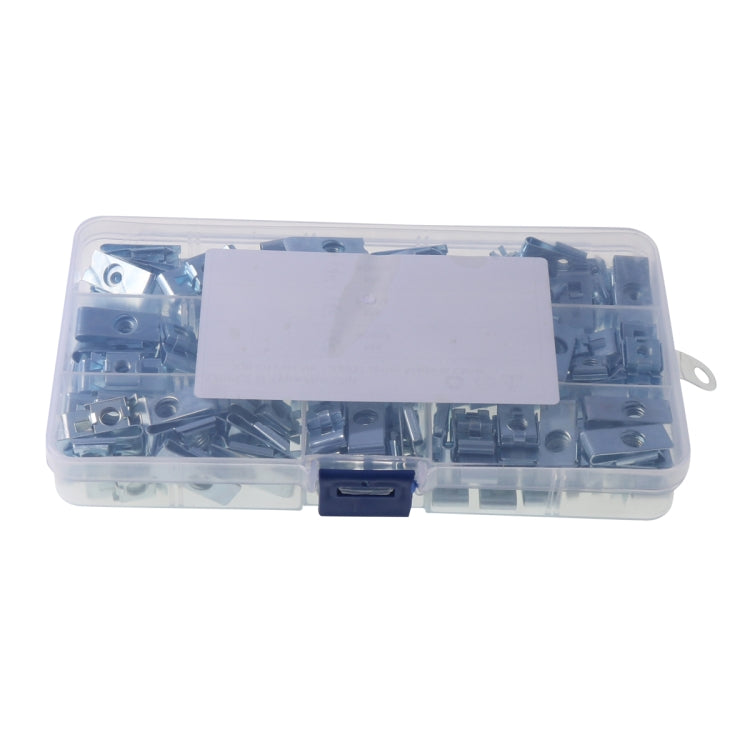 120 PCS Car M4/M5/M6 Fastener Clips Base U-shaped Clip... – Bulky Mart