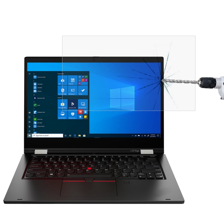 Thinkpack Bulky Computer Laptop Screen HD Tempered Glass Protective Film, For ThinkPad L13 Yoga ...
