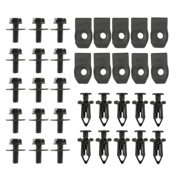 35 in 1 Car Hood Fender Bumper Fixing Kit for Infiniti G35 Sedan