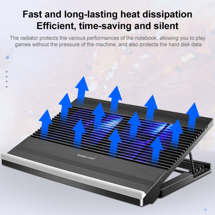 T10 Aluminum Alloy Multi Gear Adjustable Laptop Radiator – Bulky Mart