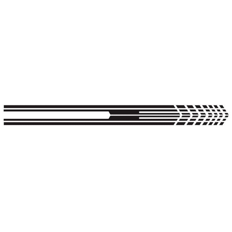D-730 Stripe Pattern Car Modified Decorative Sticker