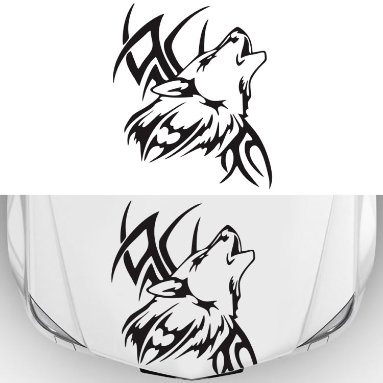 D-967 Wolf Tribe Pattern Car Modified Decorative Sticker
