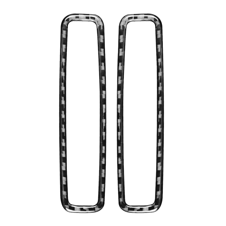 Car Carbon Fiber B-pillar Air Outlet Decorative Sticker for Porsche
