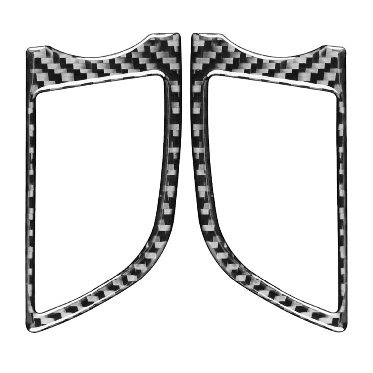 Car Carbon Fiber Dashboard Air Outlet Decorative Sticker for Porsche
