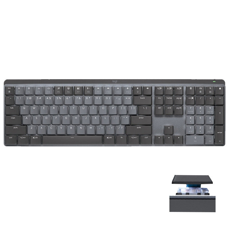 All Logitech Keyboards Logitech MX Mechanical Wireless Bluetooth Dual Mode Keyboard with Logi ...