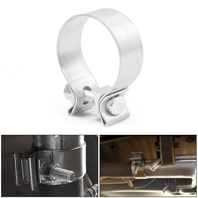 Car Turbo Exhaust Downpipe O-Band Clamp Stainless Steel 304 Flange