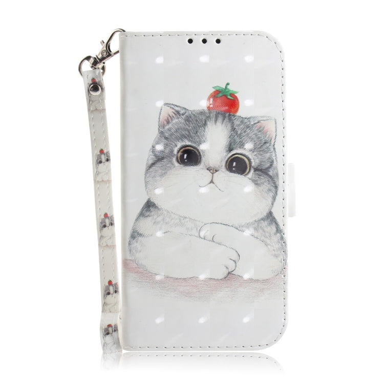 3D Colored Horizontal Flip Leather Phone Case, For Realme 10 Pro+, For Realme 10 4G