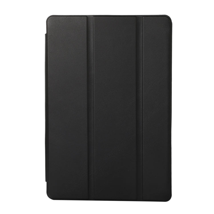 Solid Color 3-folding Leather Tablet Case, For Samsung Galaxy Tab A7 Lite, For Lenovo Tab M10 Plus 10.6 3rd Gen 2022, For Xiaomi Redmi Pad 10.61, For Samsung Galaxy Tab S6 Lite/Tab S6 Lite 2022
