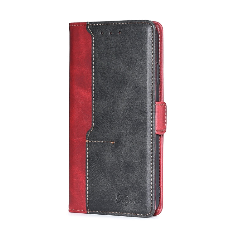Contrast Color Side Buckle Leather Phone Case, For Realme GT Neo5, For Realme V30 5G / V30T, For vivo S16e, For vivo Y100 5G