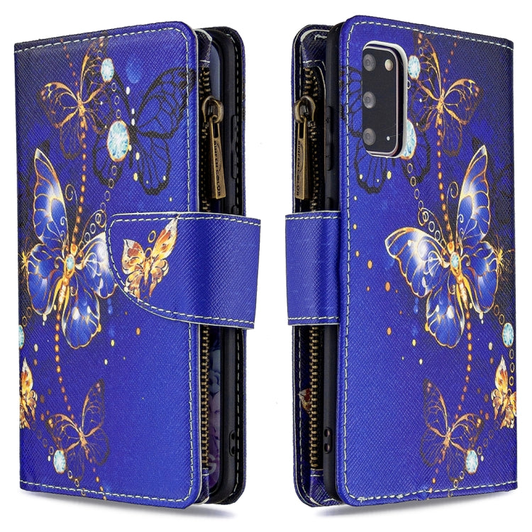 Colored Drawing Pattern Zipper Horizontal Flip Leather Case with Holder & Card Slots & Wallet, For Samsung Galaxy S20+, For Samsung Galaxy Galaxy S20 Ultra