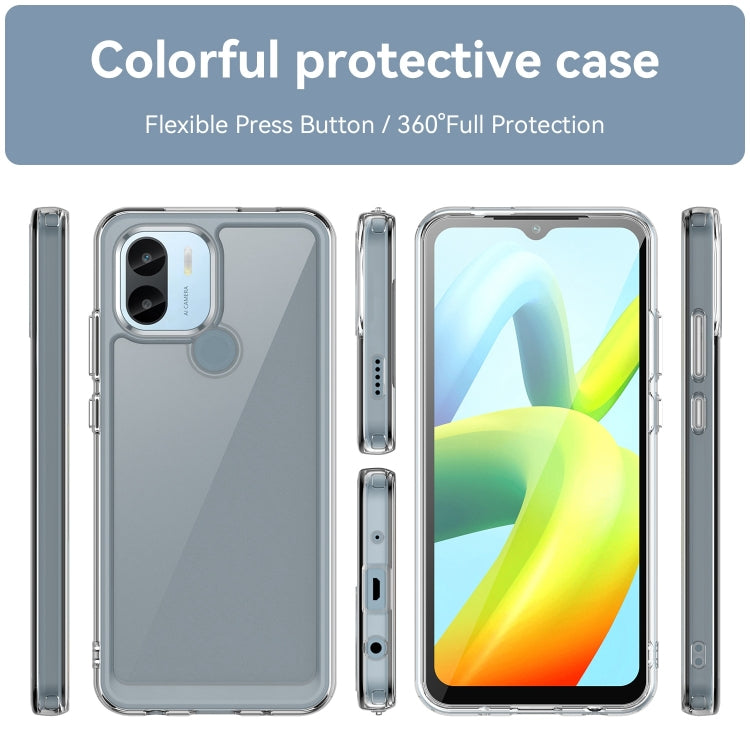 Colorful Series Acrylic Hybrid TPU Phone Case, For Xiaomi Poco C51, For Xiaomi Redmi A2+, For Xiaomi Civi 3, For Xiaomi Poco C50