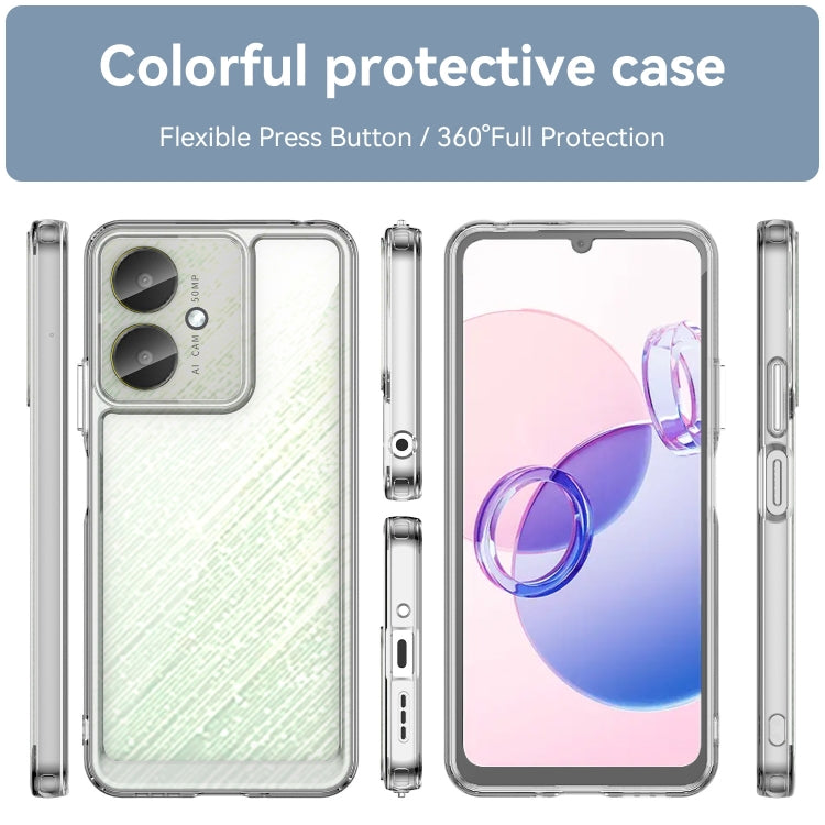 Colorful Series Acrylic Hybrid TPU Phone Case, For Xiaomi Poco C65, For Xiaomi 14 Pro, For Xiaomi 14, For Xiaomi Redmi Note 13 5G