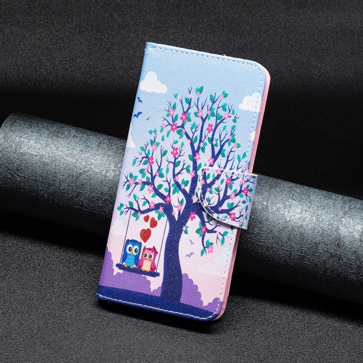 Colored Drawing Pattern Flip Leather Phone Case, For iPhone 16 Plus, For iPhone 16