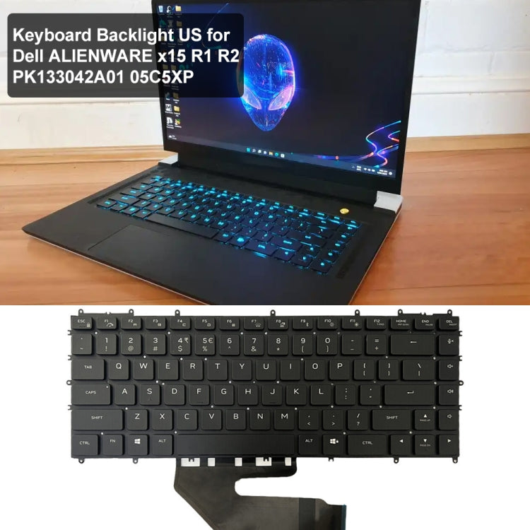 Alienware X15 R2 Keyboard Controller US Version Backlight Laptop Keyboard, For Dell Alienware x15 R2 / R1 ...
