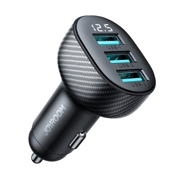 JOYROOM JR-CCD03 3.4A 3 x USB Ports Digital Display Car Charger