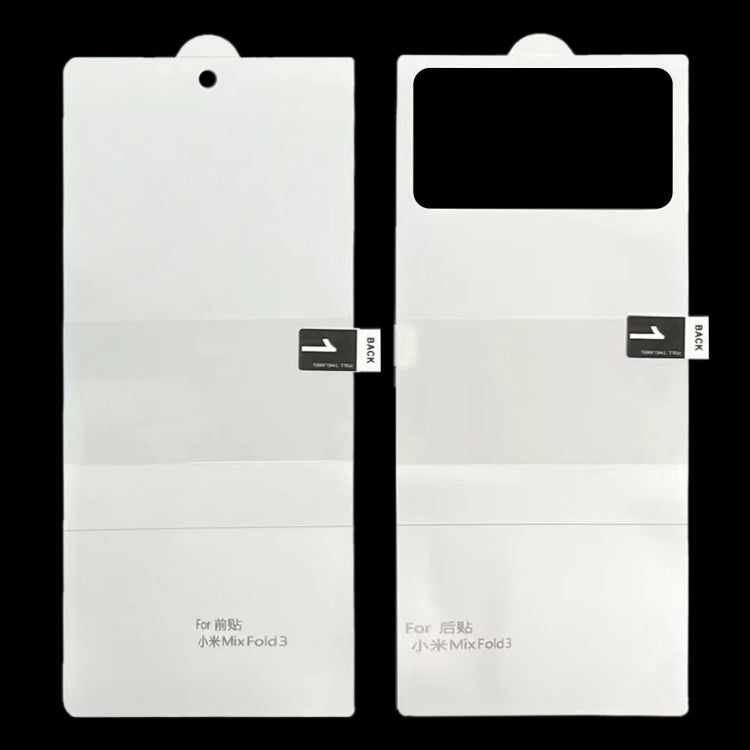 Front Back Screen Full Screen Protector Explosion-proof Front + Back Screen Hydrogel Fil ...