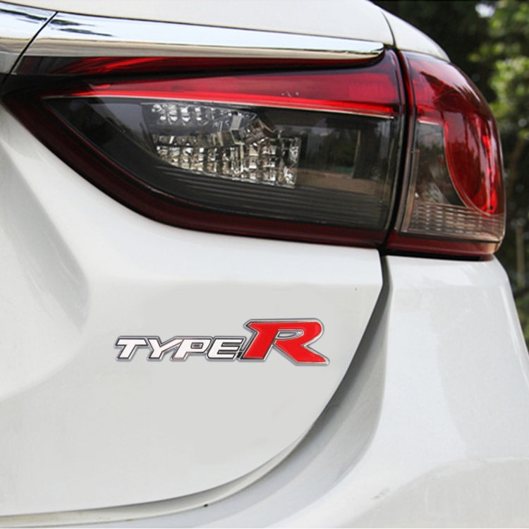 Car TYPE-R Personalized Aluminum Alloy Decorative Stickers