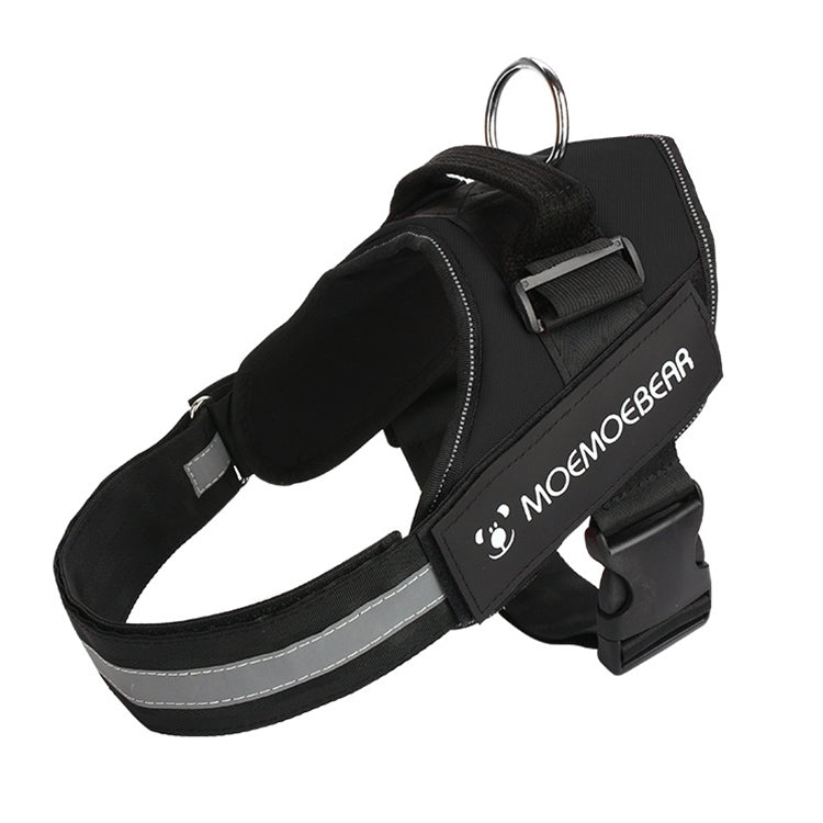 Pet Dog Anti Sprint Oxford Cloth K9 Chest Strap Traction Rope Strap, Size:M for 13-23kg(Black)