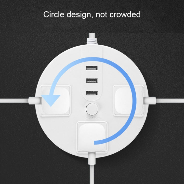 Bulky Plug Socket Desktop Multi-functional Socket with Cable and USB... – Bulky Mart