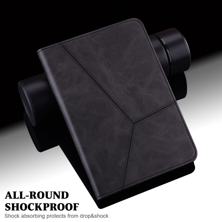 Solid Color Stripe Embossed Leather Tablet Case, For Xiaomi Poco Pad 12.1, For Xiaomi Redmi Pad Pro 12.1, For Xiaomi Redmi Pad SE 8.7, For Xiaomi Redmi Pad SE