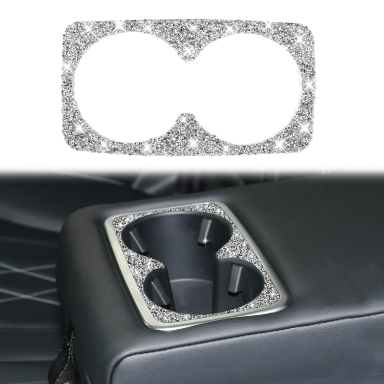 For Ford Mustang Mach E 2021 Car Rear Seat Cup Holder Frame Diamond