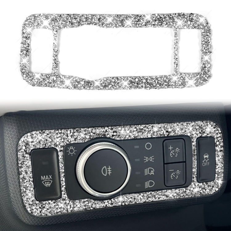 For Ford Mustang Mach E 2021 Car Headlight Switch Panel Diamond