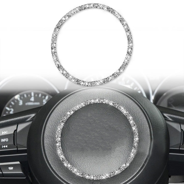 For Mazda CX-5/CX-4 Car Steering Wheel Diamond Decorative Sticker