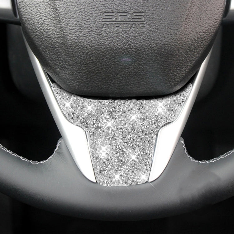 For Honda Civic 2016-2019 Car Steering Wheel Diamond Decorative