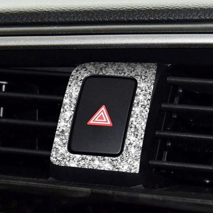 For Honda Civic 2016-2019 Car Warning Light Frame Diamond Decorative