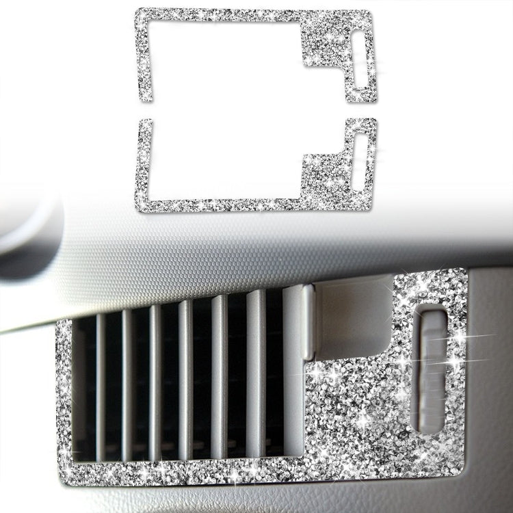 For Nissan 350Z 2003-2009 2pcs Car Center Ventilation Exhaust Diamond