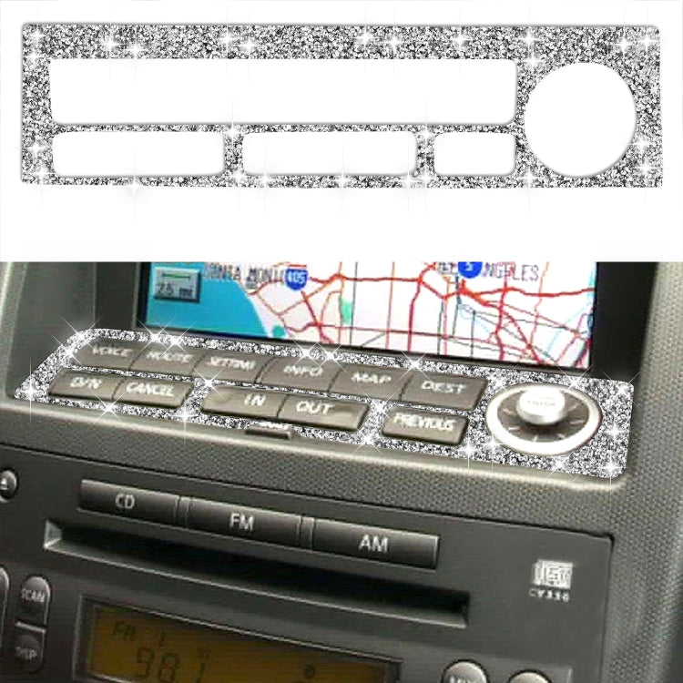 For Nissan 350Z 2003-2009 Car Navigation Key Diamond Decorative