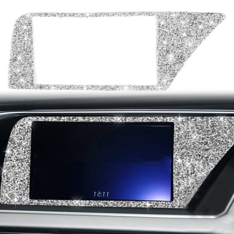 For Audi A4 / A5 / Q5 Car Navigation Inner Frame Diamond Decoration