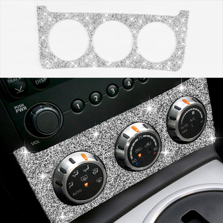 For Nissan 350Z 2006-2009 Car Instrument Knob Diamond Sticker