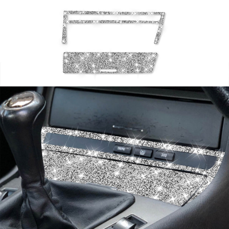For BMW Series 3 E46 1998-2005 Car Cigarette Lighter Frame Diamond