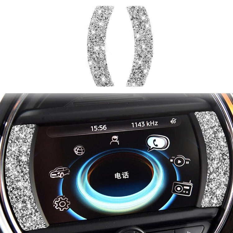 Car F Chassis Navigation Panel Diamond Decoration Sticker