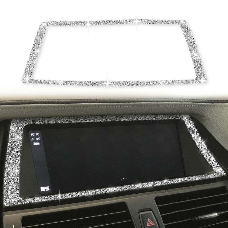 For BMW X5 E70 / X6 E71 2008-2013 Car Navigation Frame Diamond