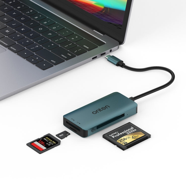 Onten C15 3 in 1 USB-C / Type-C to CFast 2.0 & SD & TF Card Reader ...
