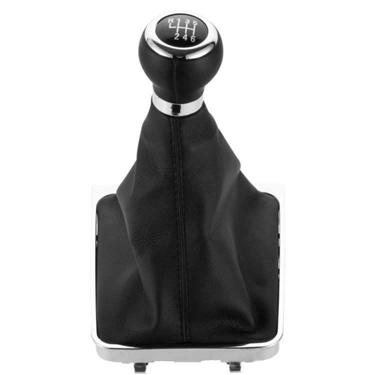 For Volkswagen Passat B6 2005-2011 Car Gear Lever Hand Ball Leather