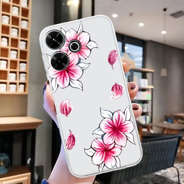 Colored Drawing Pattern Transparent TPU Phone Case, For Xiaomi Redmi 13 4G, For Xiaomi Redmi A3