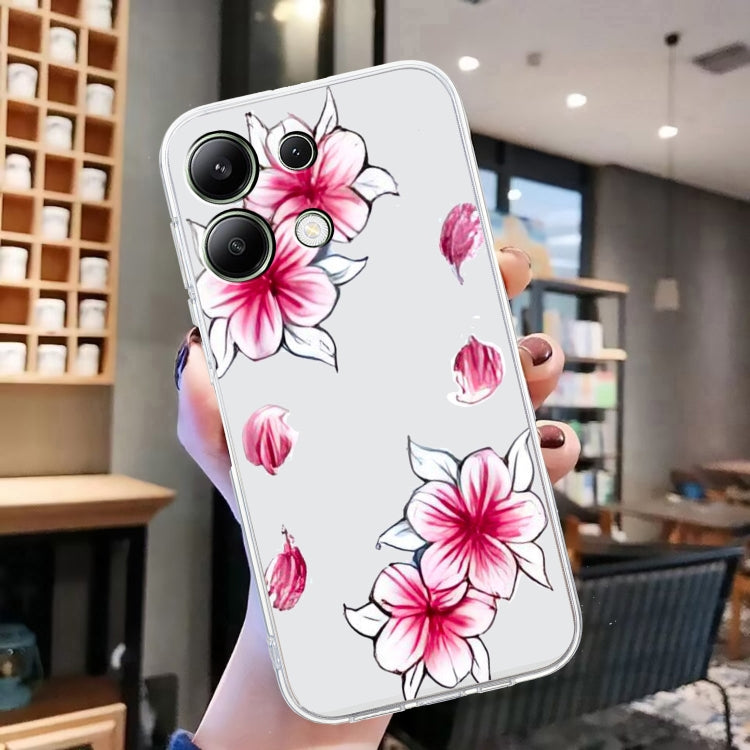 Colored Drawing Pattern Transparent TPU Phone Case, For Xiaomi Redmi Note 13 Pro 4G, For Xiaomi Redmi Note 13 4G