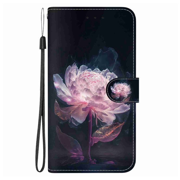 Crystal Texture Colored Drawing Leather Phone Case, For Redmi 14C 4G, For Xiaomi Redmi 13 4G