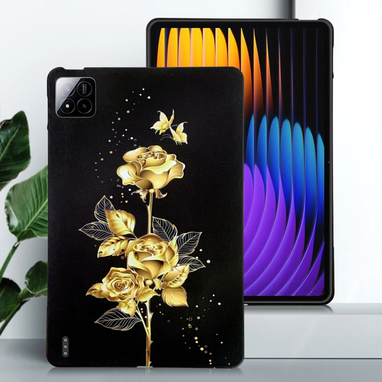 Color Painting Pattern Smart Tablet TPU Case, For Xiaomi Pad 7 / Pad 7 Pro, For Xiaomi Poco Pad, For Xiaomi Pad 6S Pro 12.4, For Xiaomi Pad 6