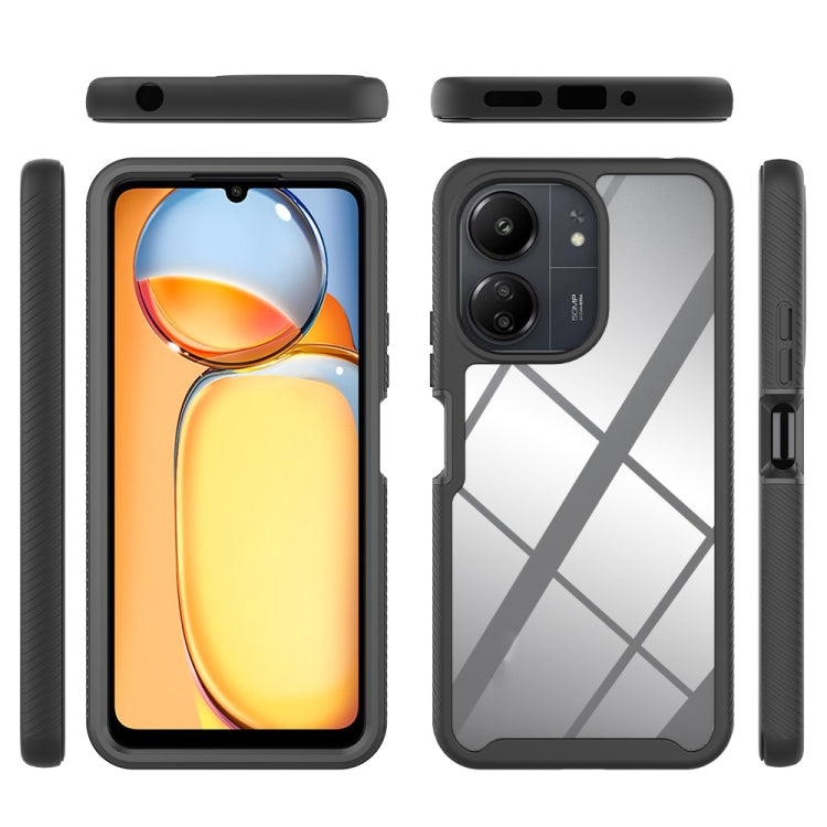 Starry Sky Solid Color Shockproof TPU Clear PC Phone Case, For Redmi 13C 5G / 4G, For Redmi Note 13 5G, For Redmi Note 13 Pro 5G, For Redmi Note 12 Pro 5G