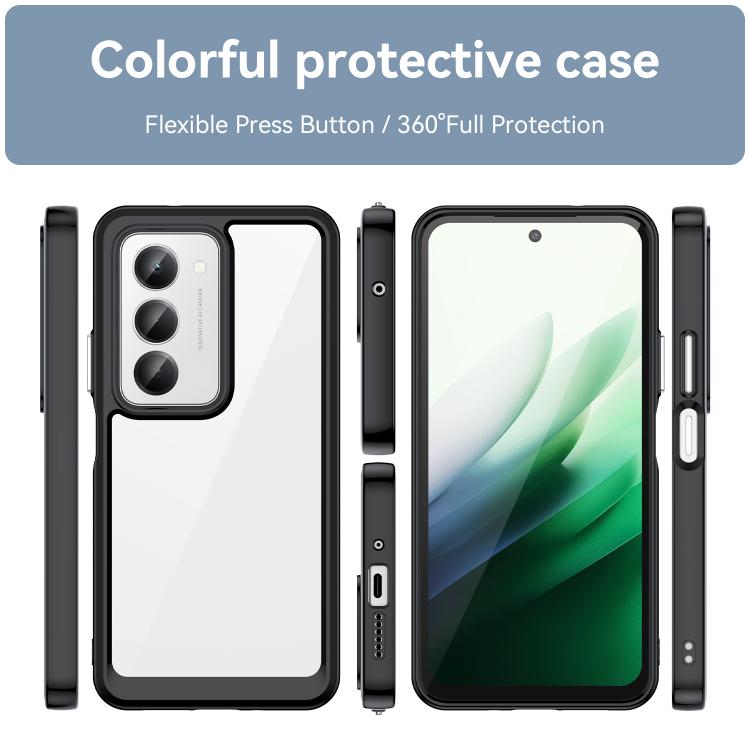 Colorful Series Acrylic Hybrid TPU Phone Case, For Redmi 15 5G / 4G EU 171mm, For Redmi 15C 5G / 4G Global 171mm, For Redmi A5 4G 173.3mm EU, For Redmi A5 4G 171.7mm / Poco C71